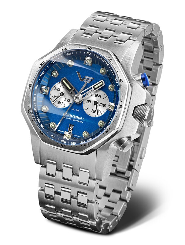 Vostok Europe Atomic Age Chronograph VK64-​640A700B Horlogewatch