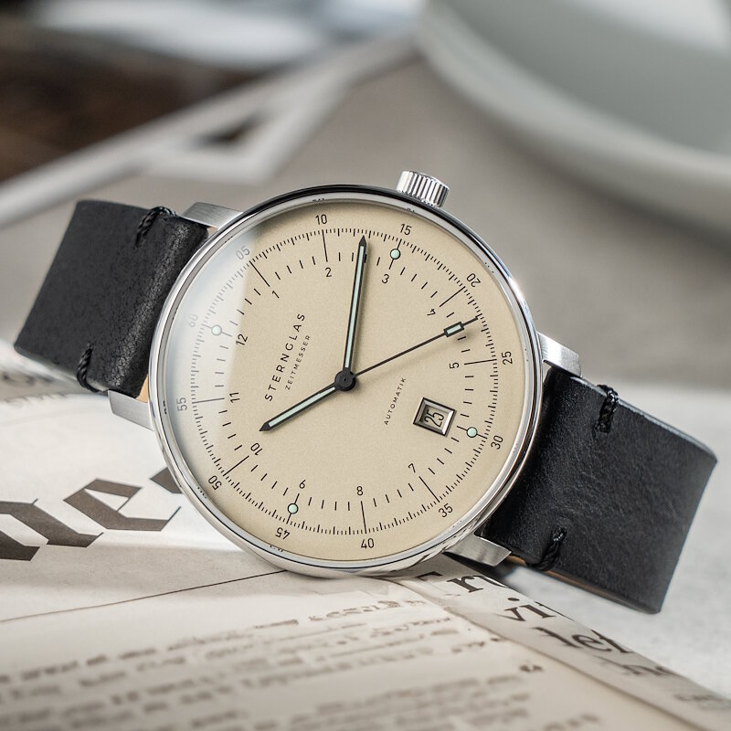 Sternglas Hamburg Pro Automatic Alabaster S02-HP26-VI15 Horlogewatch