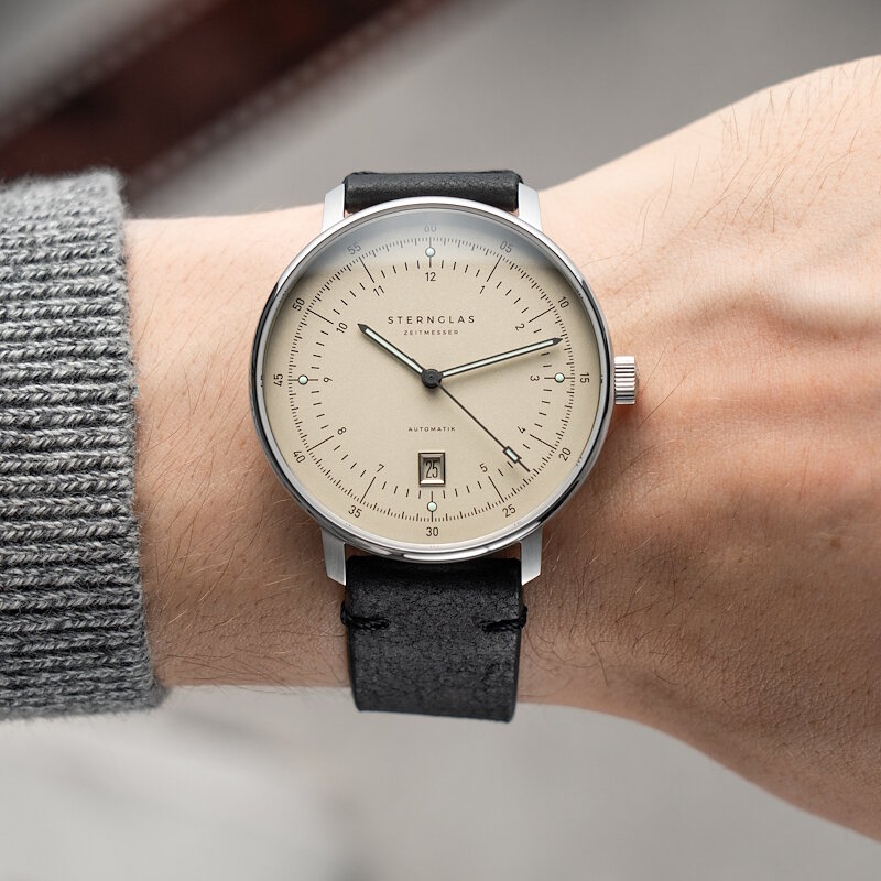 Sternglas Hamburg Pro Automatic Alabaster S02-HP26-VI15 Horlogewatch