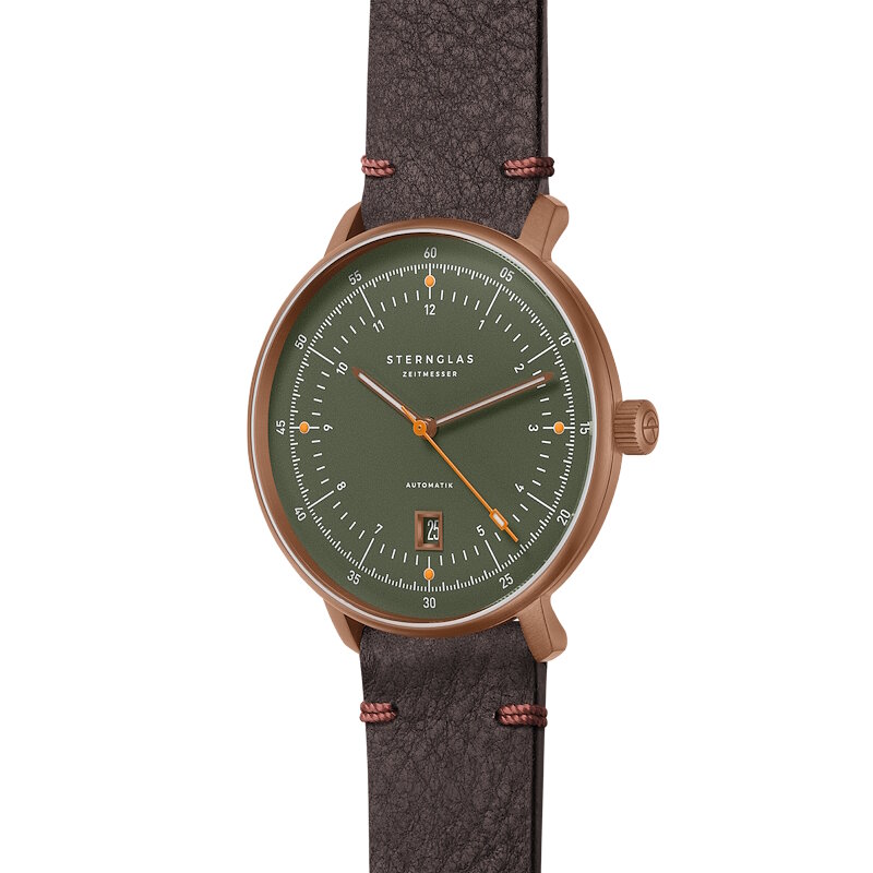 Sternglas Hamburg Pro Automatic Dark Green Bronze S02-HP35-VI17 Horlogewatch