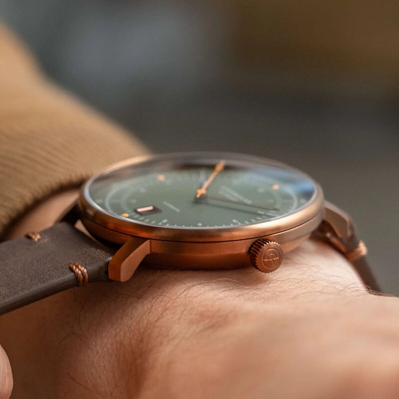 Sternglas Hamburg Pro Automatic Dark Green Bronze S02-HP35-VI19 Horlogewatch