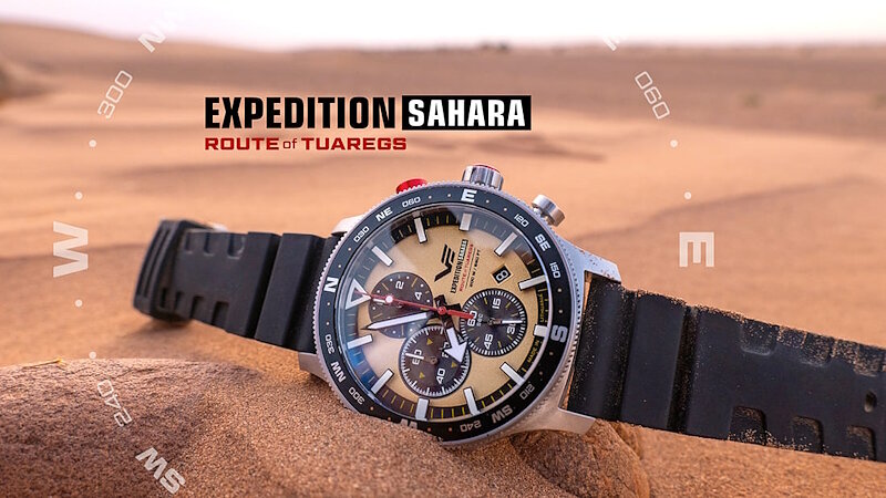 Vostok Europe Expedition Sahara Route Of Tuaregs Limited Edition Chronograph 6S10-598A753 Horlogewatch