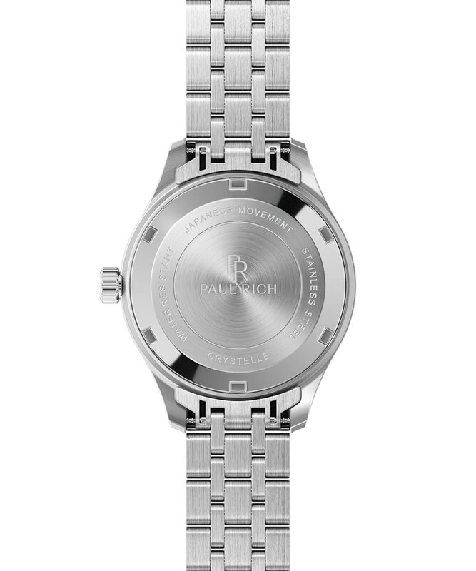 Paul Rich Crystelle Silver Black Horlogewatch