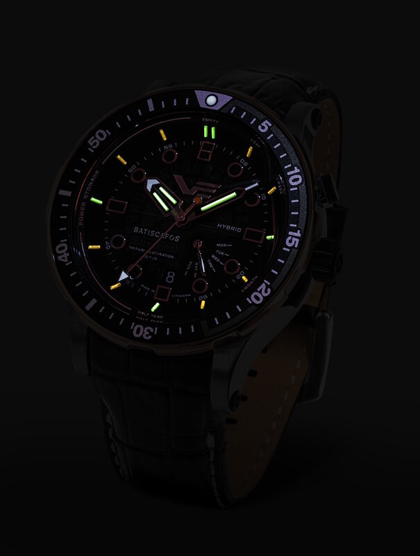 Vostok Europe Batiscafos Hybride PX84-511E769B Luminous Horlogewatch