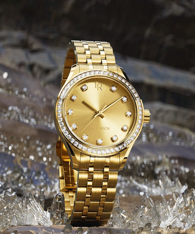 Paul Rich Crystelle All Gold Horlogewatch