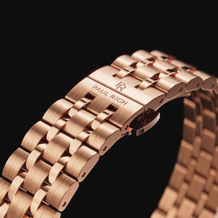 Paul Rich Crystelle Rose Gold Silver Horlogewatch