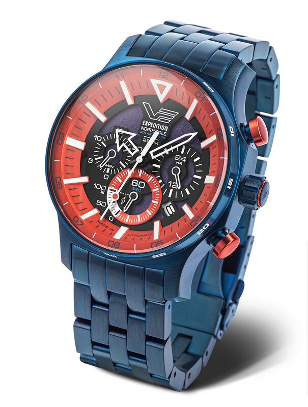 Vostok Europe Expedition North Pole Polar Sunrise Solar Chrono VR42-​595D734B Horlogewatch