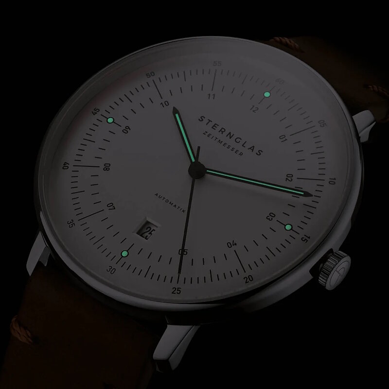 Sternglas Hamburg Silver Automatic S02-HH47-VI11 Horlogewatch