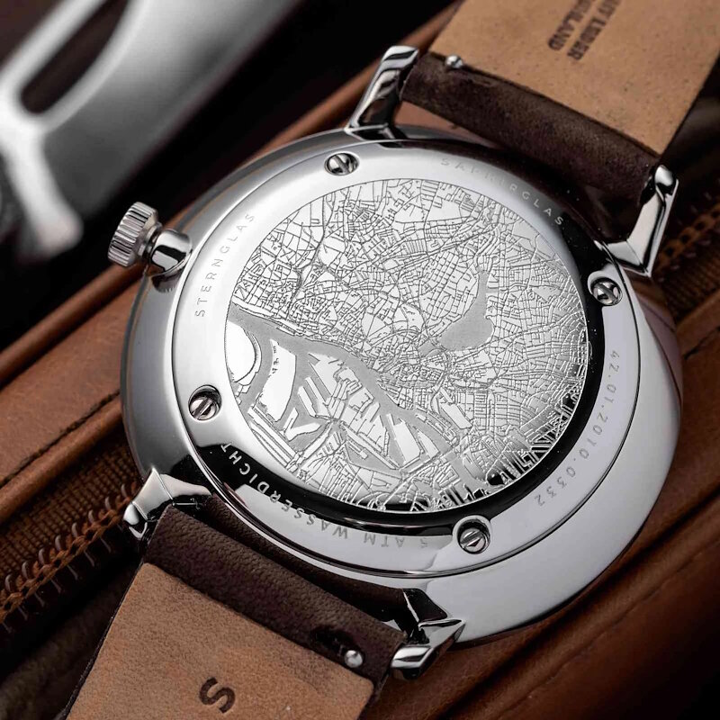 Sternglas Hamburg Silver Automatic S02-HH47-VI11 Horlogewatch