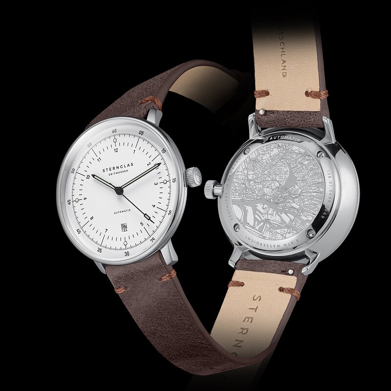 Sternglas Hamburg Silver Automatic S02-HH47-VI11 Horlogewatch