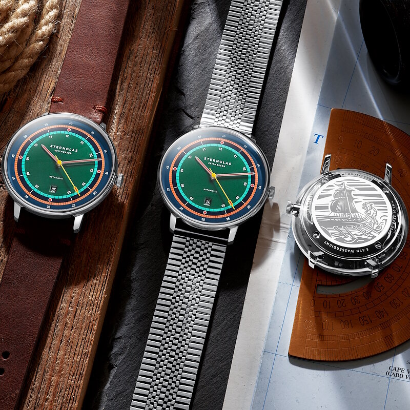 Sternglas Hamburg Argo Limited Edition Automatic S02-HHA08-ME08 Glas Horlogewatch