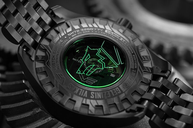 Vostok Europe Gelezinis Vilkas 2026 Limited Edition Automatic Back NH72-326D777 Horlogewatch