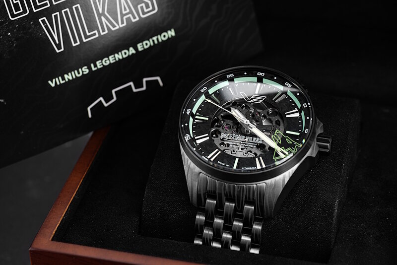 Vostok Europe Gelezinis Vilkas 2026 Limited Edition Automatic Wristshot Box NH72-326D777 Horlogewatch