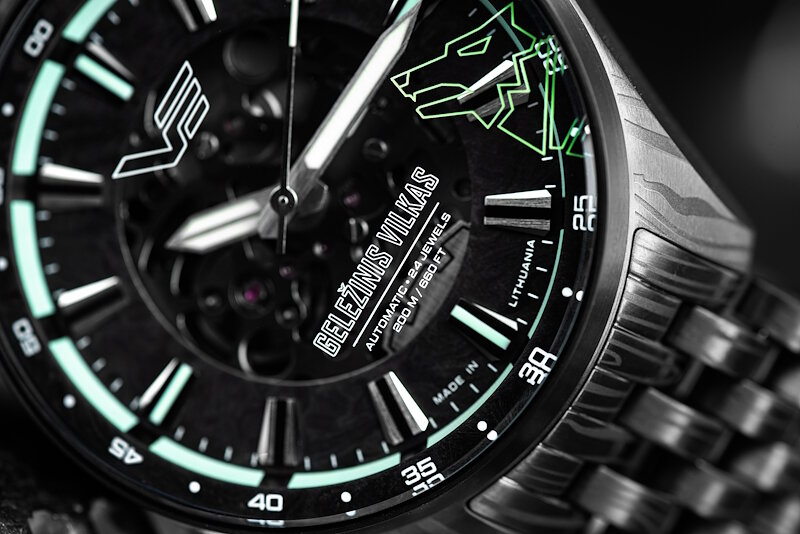Vostok Europe Gelezinis Vilkas 2026 Limited Edition Automatic Dial NH72-326D777 Horlogewatch