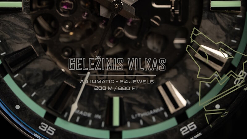 Vostok Europe Gelezinis Vilkas 2026 Limited Edition Automatic Dial NH72-326D777