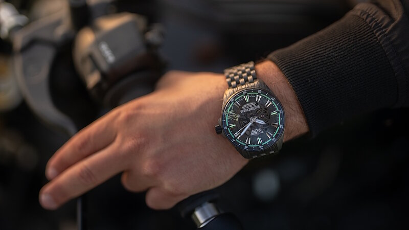 Vostok Europe Gelezinis Vilkas 2026 Limited Edition Automatic Wristshot NH72-326D777