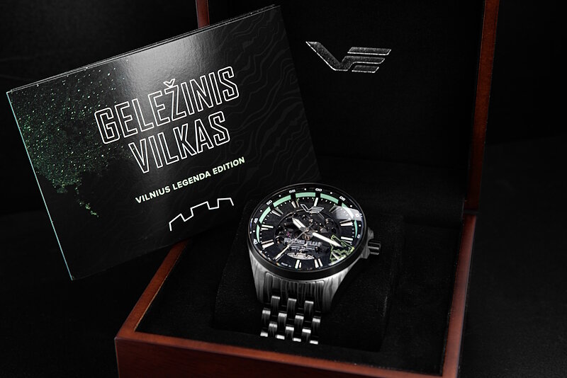 Vostok Europe Gelezinis Vilkas 2026 Limited Edition Automatic Wristshot Watchbox NH72-326D777