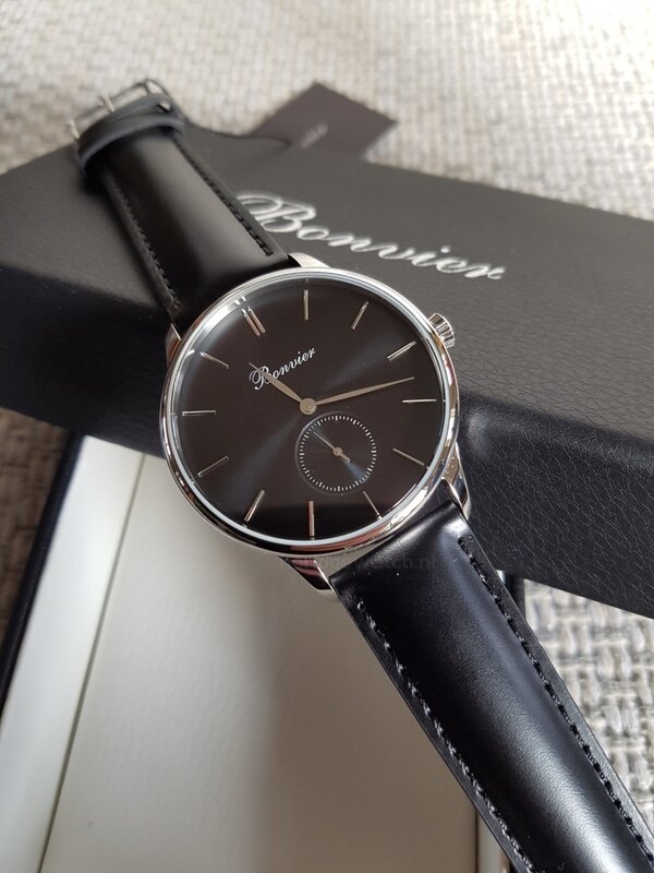 Bonvier Navona Black Silver BW024 Horlogewatch.nl