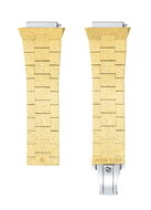Paul Rich Frosted Steel Watchband 45 mm - Gold 22 mm Horlogewatch