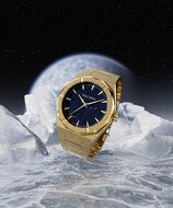 Paul Rich Frosted Star Dust II Gold Horlogewatch