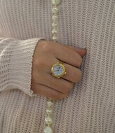 De Caron Ring Horloge Goud 1753-G2 Horlogewatch