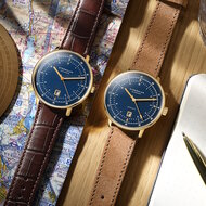 Sternglas Hamburg Dark Blue Gold S01-HH07-HE01 Horlogewatch