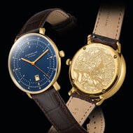 Sternglas Hamburg Dark Blue Gold S01-HH07-HE01 Horlogewatch