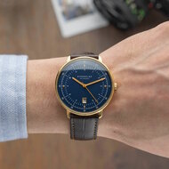 Sternglas Hamburg Dark Blue Gold S01-HH07-HE01 Horlogewatch