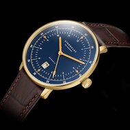Sternglas Hamburg Dark Blue Gold Edition Marine Automatic S02-HHM07-HE01 Horlogewatch