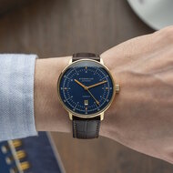 Sternglas Hamburg Dark Blue Gold Edition Marine Automatic S02-HHM07-HE01 Horlogewatch