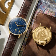 Sternglas Hamburg Dark Blue Gold Edition Marine Automatic S02-HHM07-HE01 Horlogewatch