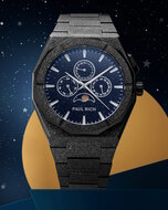Paul Rich Moonphase Frosted Star Dust II Black Horlogewatch