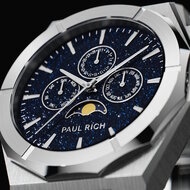 Paul Rich Moonphase Star Dust II Silver Horlogewatch