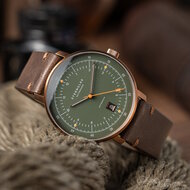 Sternglas Hamburg Pro Automatic Dark Green Bronze S02-HP35-VI17 Horlogewatch