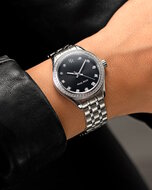 Paul Rich Crystelle Silver Black Horlogewatch