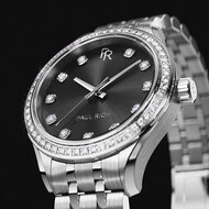 Paul Rich Crystelle Silver Black Horlogewatch