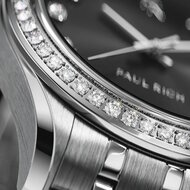 Paul Rich Crystelle Silver Black Horlogewatch