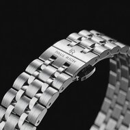 Paul Rich Crystelle Silver Black Horlogewatch