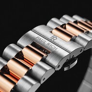 Paul Rich Crown Legacy Silver Rose Gold Aventurine Blue Strap Horlogewatch