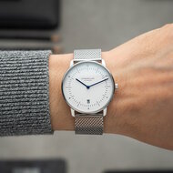 Sternglas Naos White Mesh S01-NA44-MI04 Horlogewatch