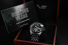 Vostok Europe Gelezinis Vilkas 2026 Limited Edition Automatic Wristshot Watchbox NH72-326D777