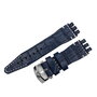 Vostok Europe Energia Rocket Leather Strap - Polished Buckle Blue White Croco 26 mm Horlogewatch