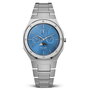 Valuchi Lunar Calendar Silver Blue Automatic Horlogewatch