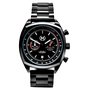 Marchand Black Driver Chrono Metal Strap Horlogewatch.nl