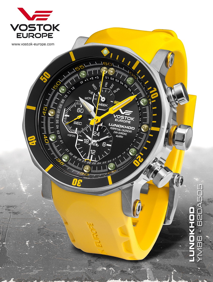 Vostok Europe Lunokhod 2 Multifunction YM86-620A505 - Officieel dealer |  Horlogewatch.nl