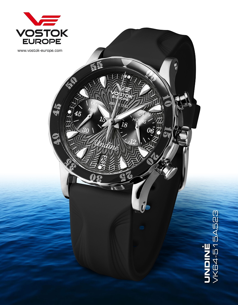 Vostok Europe Undine Lady Line Chronograph VK64-515A523 | Horlogewatch.nl -  Officieel dealer