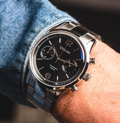 Vescari Chestor Steel Black - Steel Bracelet