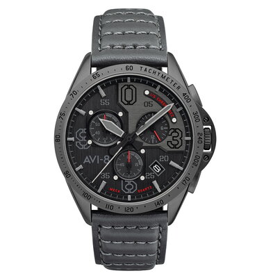 AVI-8 P-51 Mustang Blakeslee AV-4077-03 Chronograph Brevet