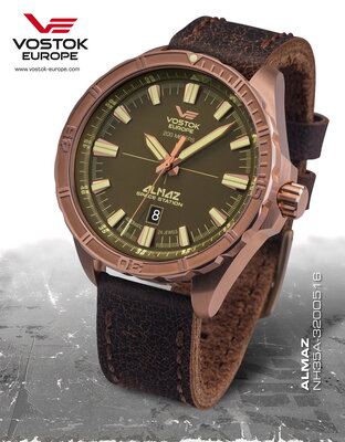 Vostok Europe Almaz Automatic Bronze NH35A-320O516