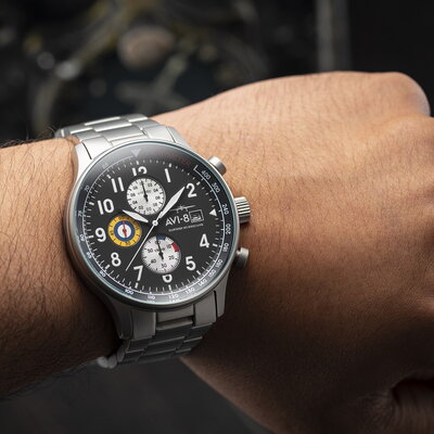 AVI-8 Hawker Hurricane AV-4011-22 Classic Panda Black